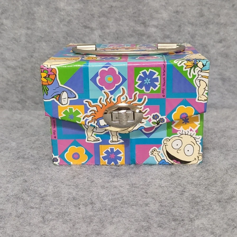 Vintage Rugrats Colorful Jewlery Storage Box